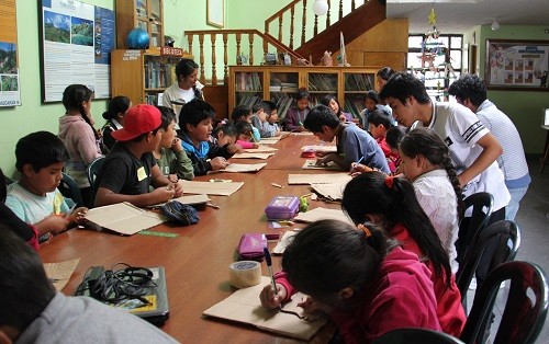 Mini Hinchas de la Conservación del Parque Nacional Huascarán inician vacaciones útiles en Huaraz