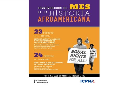 El ICPNA conmemora el mes de la Historia Afroamericana
