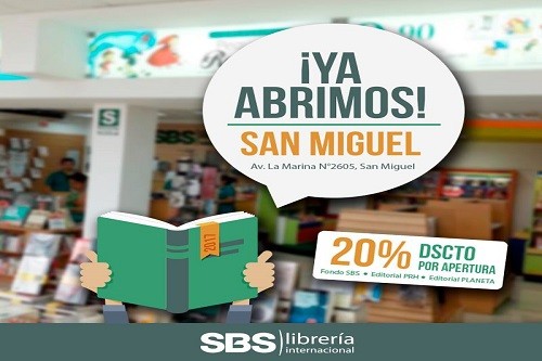 Cadena de Librerías SBS Internacional inaugura local en San Miguel
