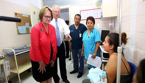 Jefe de Estado verificó atención de pacientes en Instituto Nacional Materno Perinatal