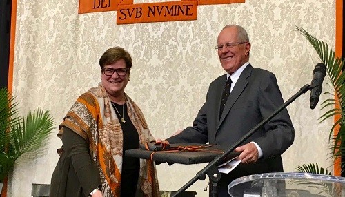 Presidente Kuczynski recibió medalla James Madison de la Universidad de Princeton