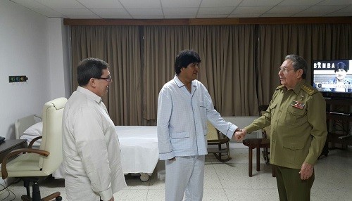 Evo Morales regresa a Cuba para continuar con un tratamiento médico