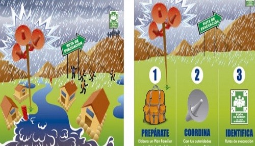 INDECI recomienda medidas de protección ante lluvias intensas en diversas regiones del país