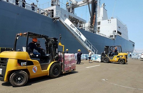 INDECI embarcó bienes de ayuda humanitaria para apoyar a damnificados por lluvias en el norte del país