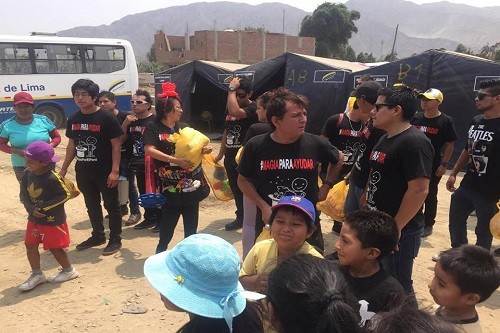 Magos del Perú llevaron más de 14 toneladas de víveres a Carapongo