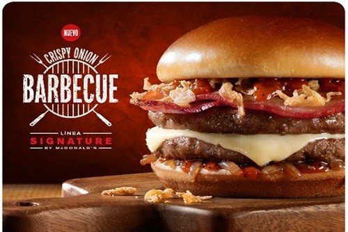 La nueva hamburguesa Crispy Onion Barbecue llega para complementar la categoría Premium de McDonalds
