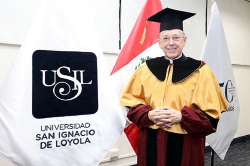 USIL otorgó distinción como Doctor Honoris Causa al Arzobispo de Lima, Cardenal Juan Luis Cipriani