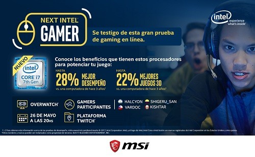 1ra. Edición de THE NEXT INTEL GAMER en Latinoamérica