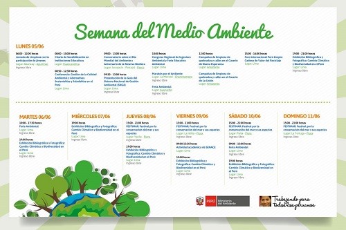 MINAM celebra Semana del Medio Ambiente