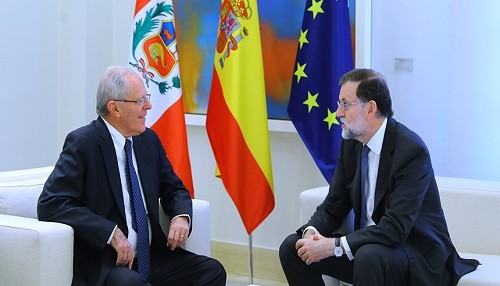 Kuczynski y Rajoy destacaron alto nivel de relaciones entre Perú y España en cita en la Moncloa