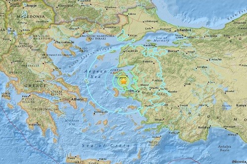 Terremoto en Turquía: choque sísmico de magnitud 6.3 golpea la costa occidental y la gran isla griega