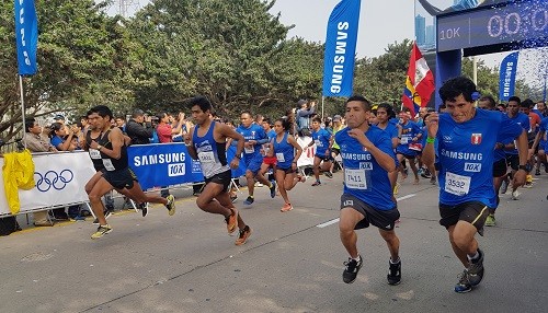 Samsung 10k: más de 10 mil personas se congregaron en la carrera por el Día Olímpico