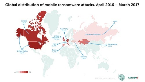 Kaspersky Lab: el ransomware móvil es una amenaza en evolución para los mercados desarrollados