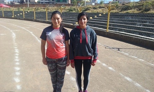 Evelyn Inga y Leyde Guerra listas para el Panamericano Juvenil de Atletismo