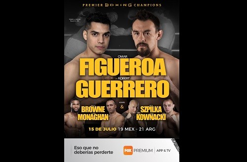 FOX Premium App & TV presenta en vivo la pelea de Omar Figueroa Jr. Vs. Robert Guerrero