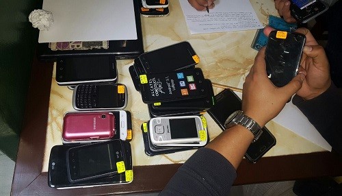 Celular robado, celular bloqueado: incautan 379 equipos móviles en Los Olivos