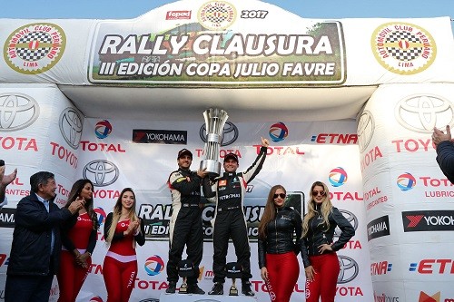 Raúl Velit gana el Rally Clausura y se lleva la Copa Julio Favre