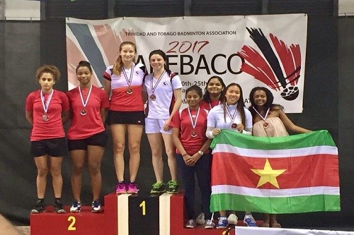 Selección Juvenil de Bádminton logra nueve medallas en Torneo Internacional en Trinidad y Tobago