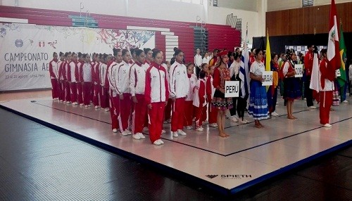 Se inauguró el Campeonato Sudamericano de Gimnasia Aeróbica en el Car de la Videna