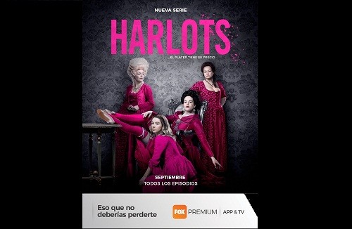 Llega a Perú en exclusiva en FOX Premium App & TV la nueva miniserie Harlots sobre el negocio del sexo en el siglo XVIII