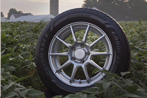 Goodyear usa caucho hecho con aceite de soya para fabricar sus neumáticos