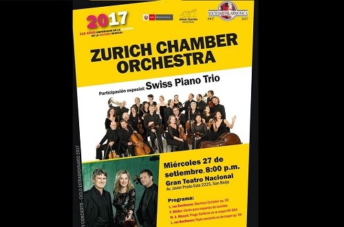 Zurich Chamber Orchestra se presenta por primera vez en nuestro país