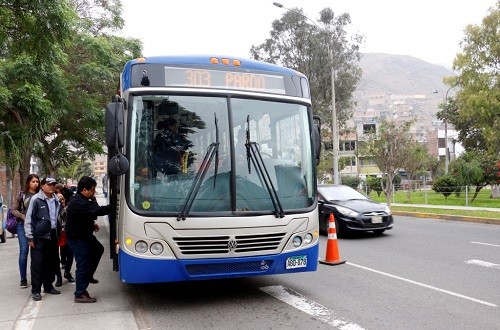 Metropolitano y Corredores funcionarán a partir de las 06:00 p.m. tras Censo Nacional 2017