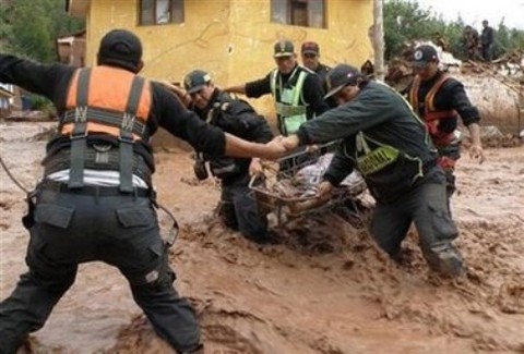 Intensas lluvias causan estragos en el sur del país