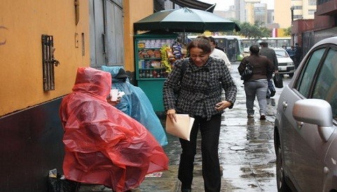 SENAMHI pronostica lluvias moderadas en la zona norte