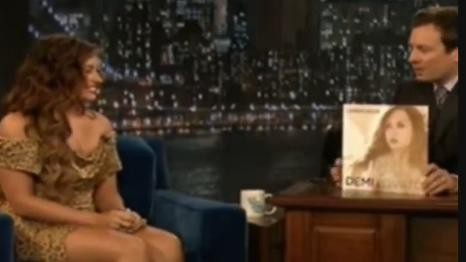 Demi Lovato en 'Late Night with Jimmy Fallon' (video)
