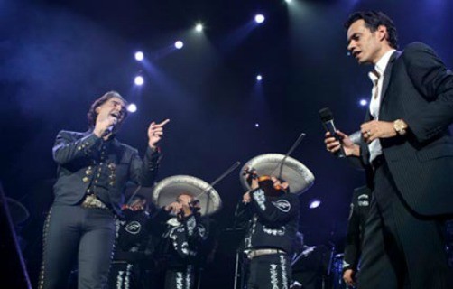 Todo listo para el concierto de Alejandro Fernández y Mac Anthony