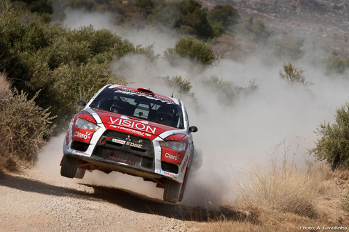 Automovilismo: Nicolás Fuchs marcha décimo en el Rally de España Automovilismo: Nicolás Fuchs marcha décimo en el Rally de España