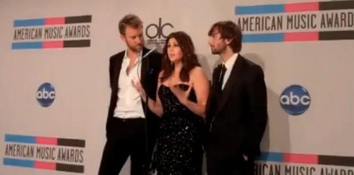 Lady Antebellum: Mejor Banda  Country dentro de los AMA's 2011