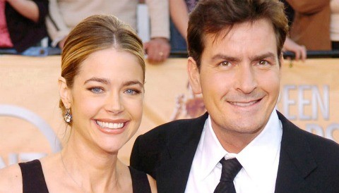 Charlie Sheen, de vacaciones familiares con Denise Richards