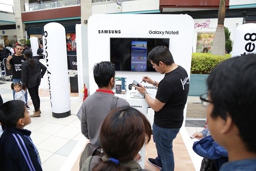 Samsung invita al público a participar de la campaña 'Touch Note' para probar el Galaxy Note8