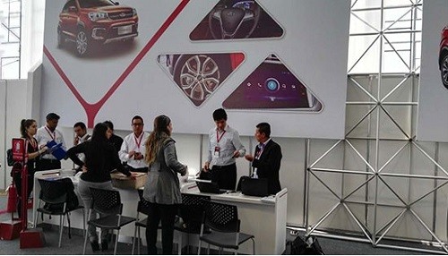 Después de tres años de ausencia el Motorshow atrajo a más de 50 marcas internacionales y cerca de 1 millón de visitantes Chery estuvo presente con su familia de camionetas TIGGO