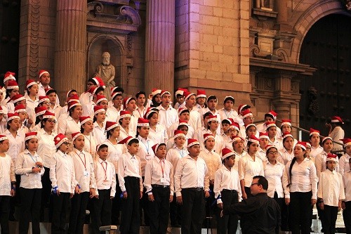 Sinfonía Por El Perú: Más de 1300 niños ofrecerán concierto navideño en el Circuito Mágico del Agua