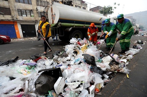 MML recogió más de 500 toneladas de residuos sólidos luego de celebraciones de Año Nuevo