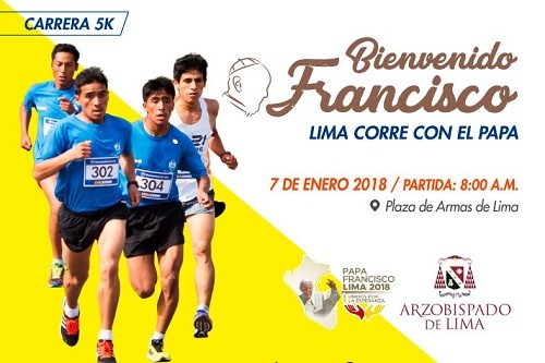 Más de 10 mil vecinos participarán en maratón 'Lima Corre con el Papa'