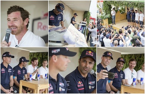 El Red Bull Energy Station recibió a las figuras del Dakar