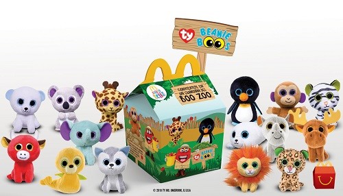 McDonalds comienza el año con una adorable colección de juguetes en su Cajita Feliz