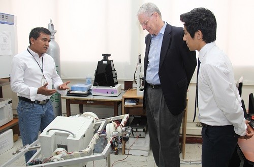 El Inictel-Uni recibió la visita del galardonado Premio Nobel de Física, el Dr. Joseph Taylor