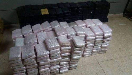 Decomisan 200 kilos de droga valorizada en ocho millones de dólares