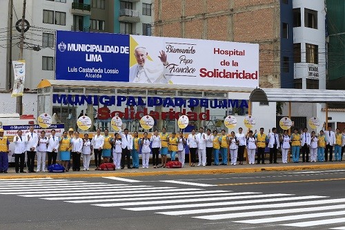 Hospital de la Solidaridad realizará despliegue médico durante visita del papa Francisco