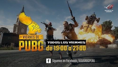 ASUS Republic of Gamers trae los 'Viernes de PUBG'