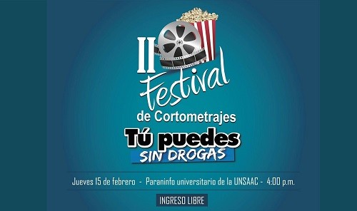 Cusco: universitarios presentarán II Festival audiovisual contra el consumo de drogas