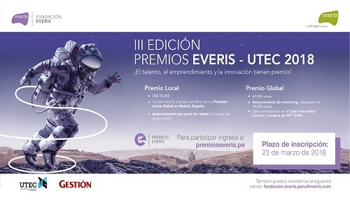 everis y UTEC lanzan premio que fomenta el emprendimiento, el talento y la innovación