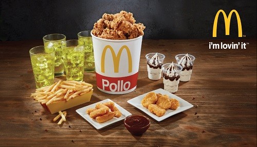 Mcdonalds lanza la nueva línea familiares con pollo crujiente