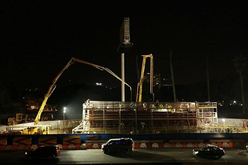 Avanza construcción de viaducto sobre Panamericana Sur en proyecto vial El Derby