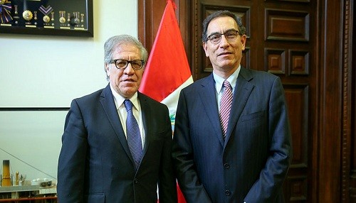 Jefe de Estado y Luis Almagro ultimaron detalles para la Cumbre de las Américas